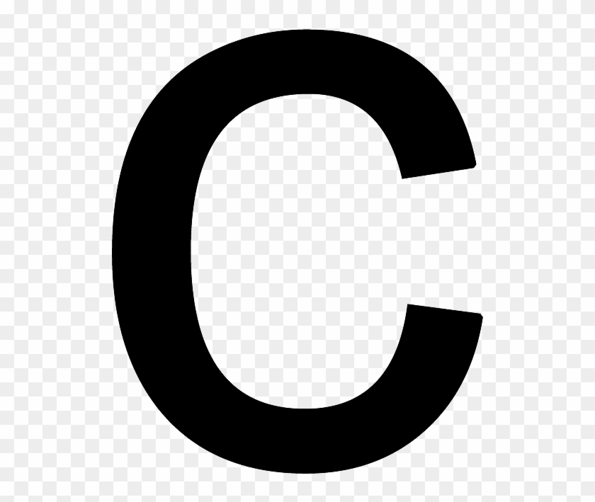 Letter C Png Images Free Download - C Letter Black Png #1764517