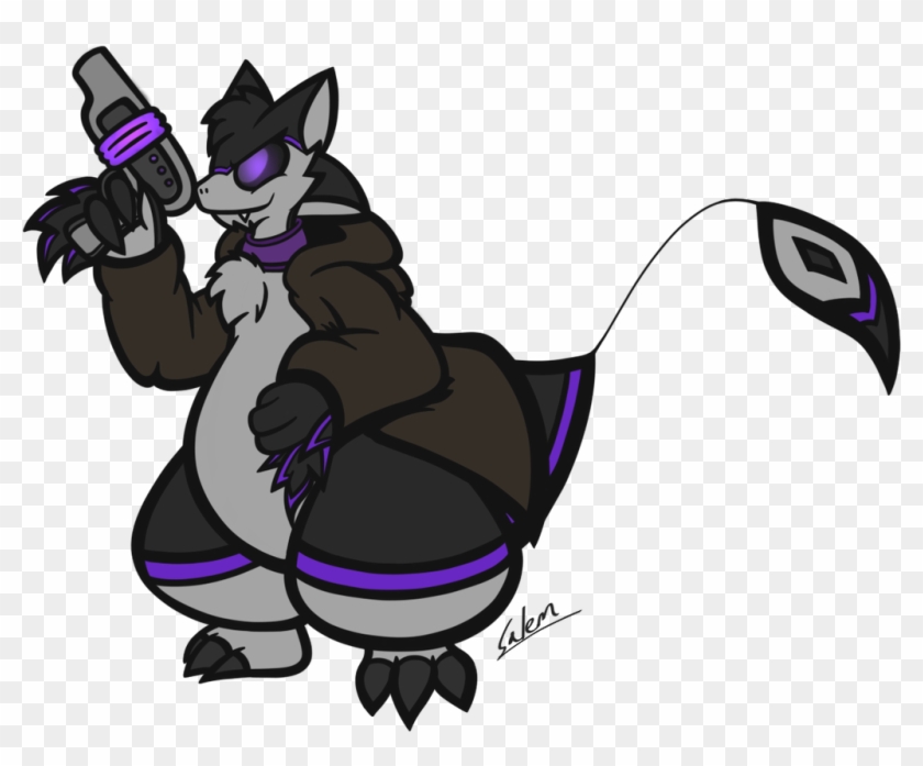 Avali Bounty Hunter By Purple-salem - Cartoon #1764551