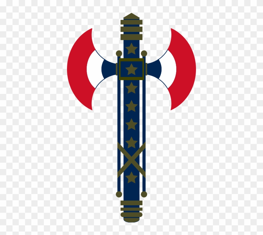 La Francisque Insigne Du Maréchal De France, Chef De - Alternative Vichy France Flag #1764754