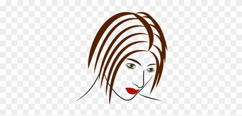 Line Art Eye Woman Cartoon Face - Illustration #1764851