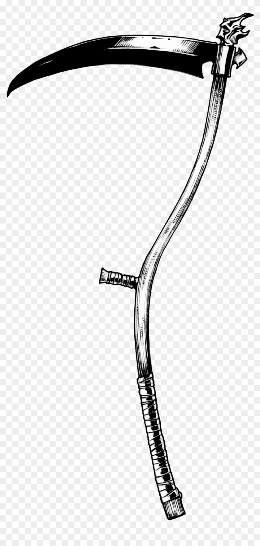 Drawn Scythe Wolf - Reaper Scythe #1764923