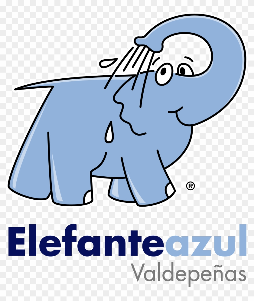 Logo De Elefante Azul Valdepeã±as - Elephant Bleu #1765055