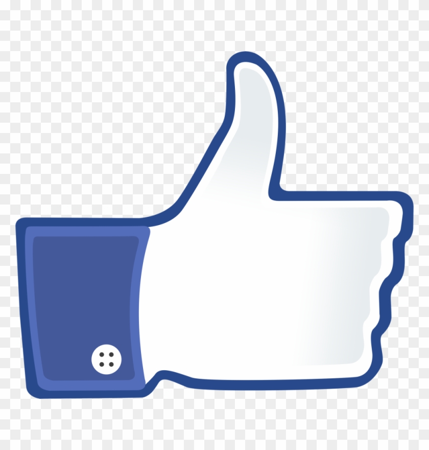 Like Us On Facebook - Likebutton Png #1765206