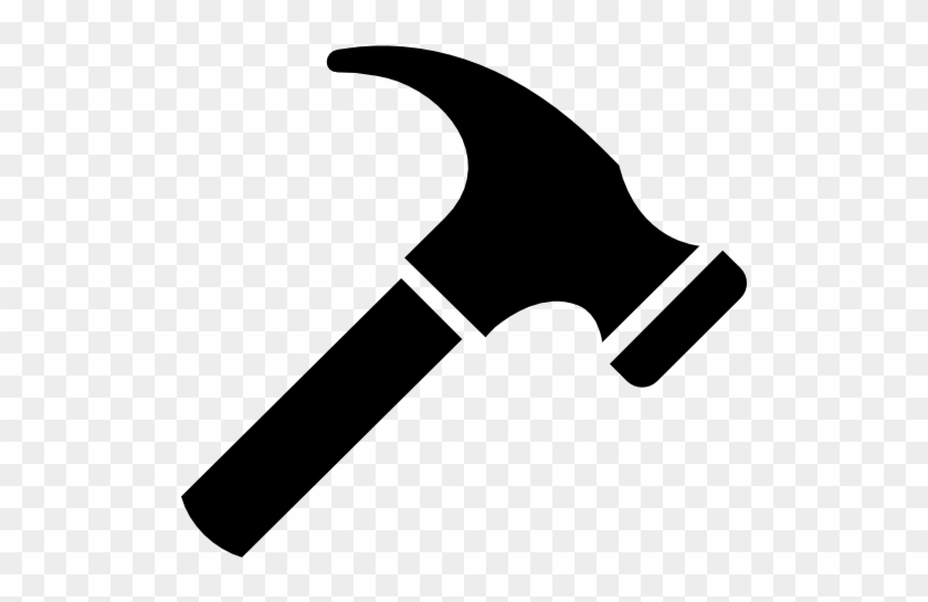 Hammer Silhouette Png - Silhouette Hammer Png #1765512