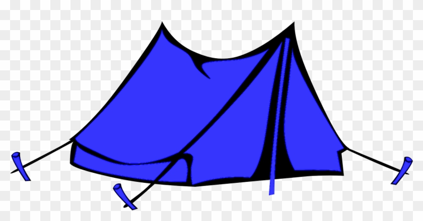 Camping Hiking - Black Tent Clipart #1765584