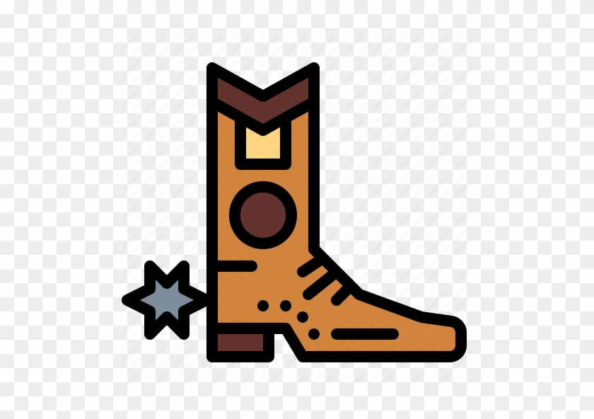 Boot Cowboy Footwear Icon - Cowboy Boot #1765654