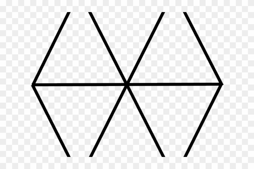 Hexagon Clipart Triangle Inside - Triangle #1765739