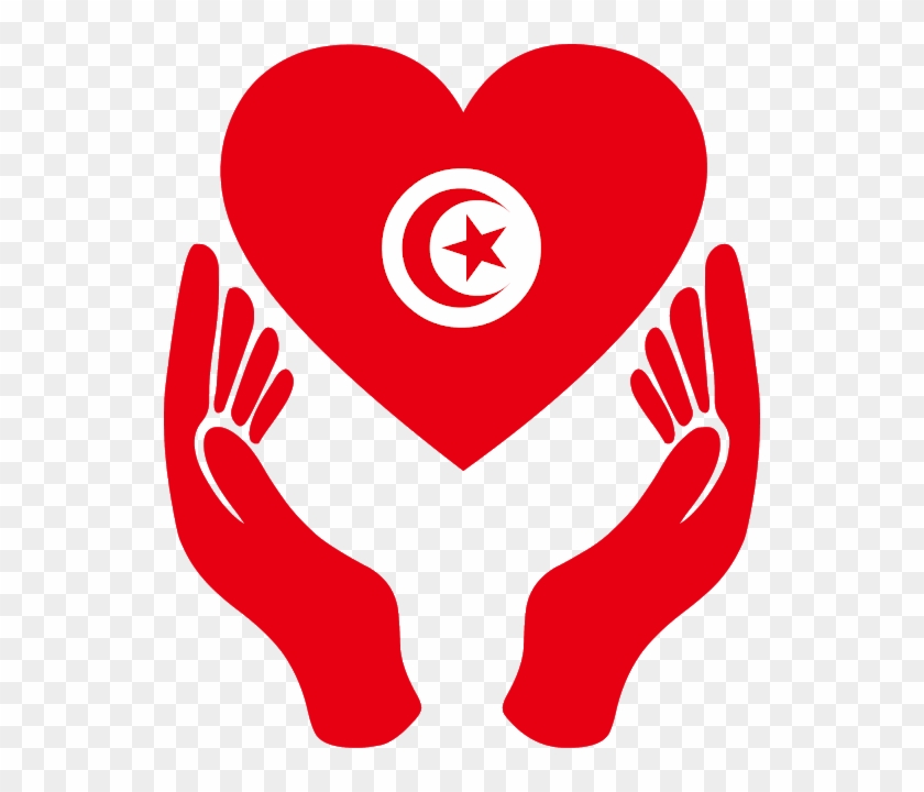 Download Tunisia Flag Love Svg Eps Png Psd Ai Vector - Download Tunisia Flag Love Svg Eps Png Psd Ai Vector #1765802