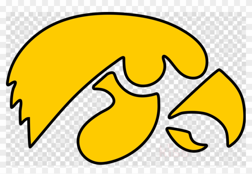 Iowa Hawkeye Logo Clipart Iowa Hawkeyes Football University - Editing Hairstyle #1765827