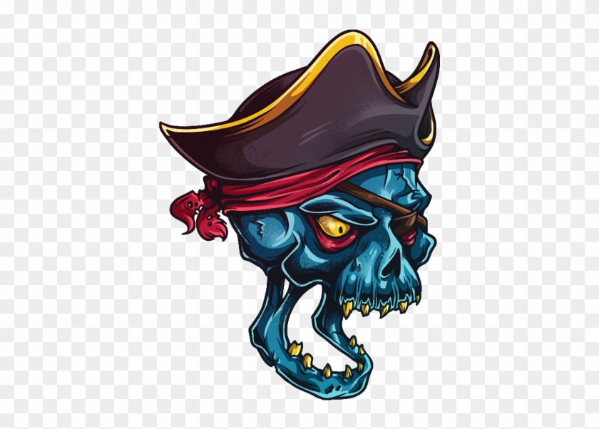 Dead Pirates By Ioana Sopov, Via Behance Adobe Illustrator - Draw A Vector Pirate Skull #1765868