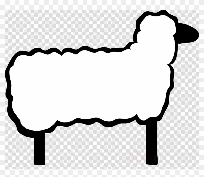 Sheep Outline Png Clipart Icelandic Sheep Wool Clip - Chocolate Kisses Bar Cake #1765871