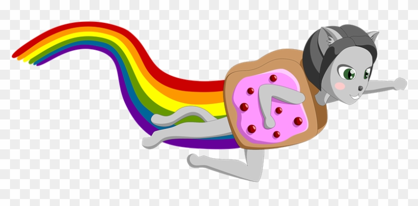 Memes, Cat, Rainbow, Anthropomorphic - Pixabay Memes #1765910