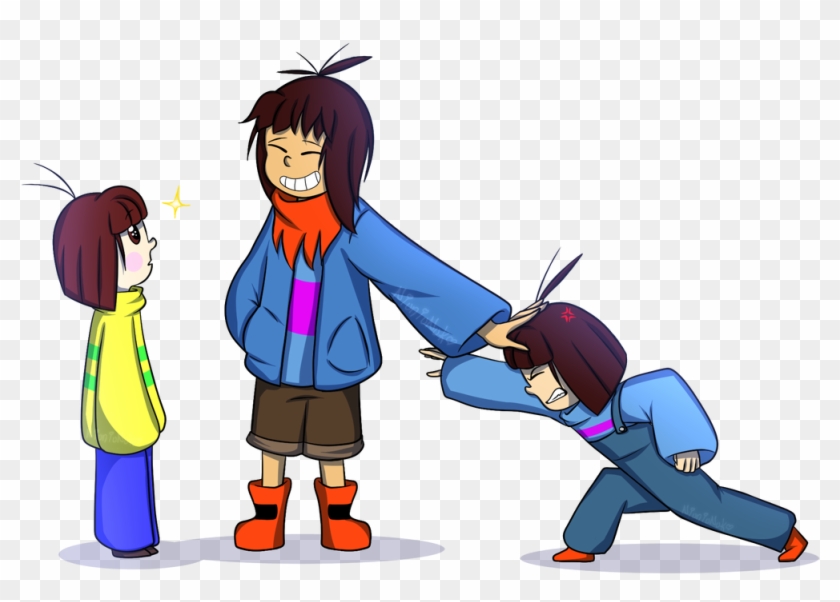 Endertale Frisk Meets Refusetale Frisk And Chara Natsunenuko - Endertale Frisk And Chara #1765993