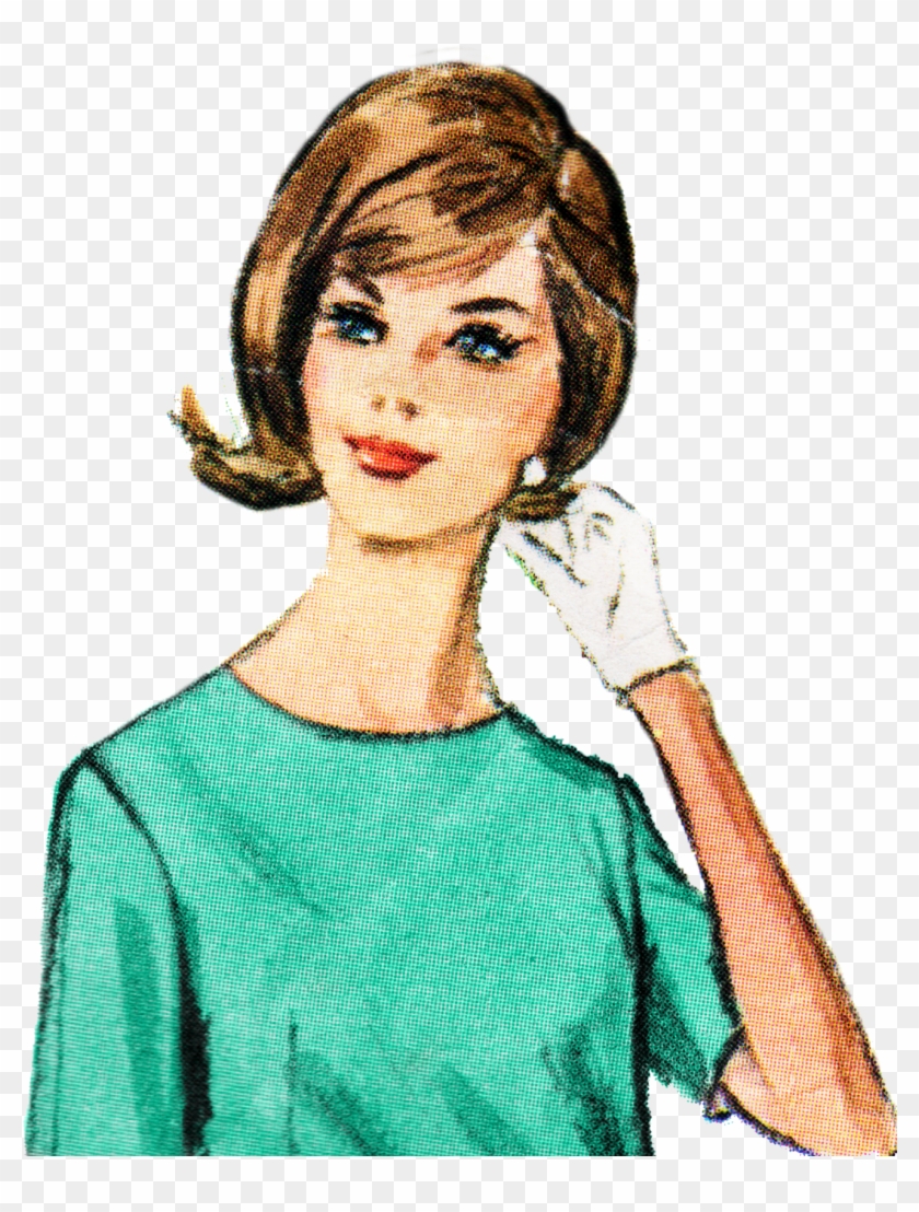 Retro Lady Clip Art Free - Retro Lady Clip Art Free #1766209