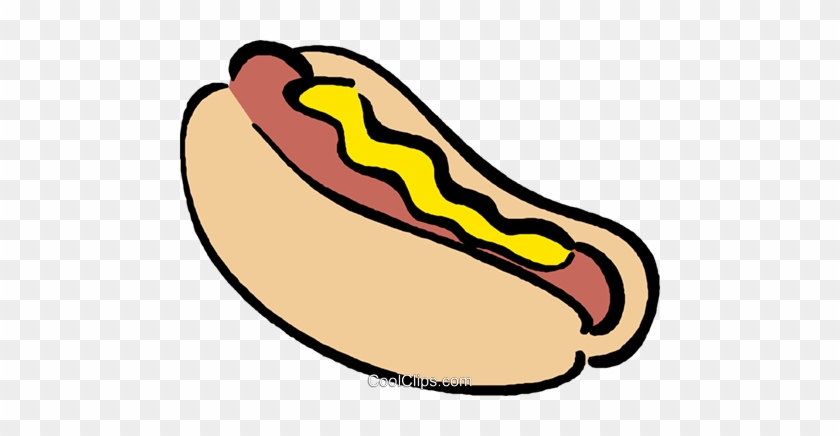 Hot Dog Royalty Free Vector Clip Art Illustration - Hot Dog Royalty Free Vector Clip Art Illustration #1768236