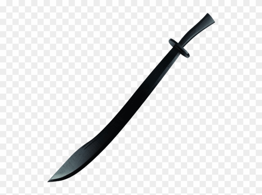 Black Wooden Chinese Dao Sword - Black Wooden Chinese Dao Sword #1768347