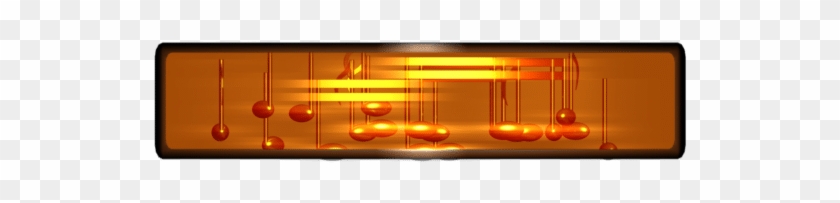 Lower Third Of Rotating Musical Notes On A Gold And - Lower Third Of Rotating Musical Notes On A Gold And #1768782