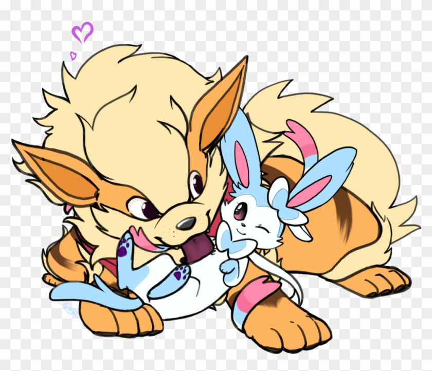 Arcanine And Shiny Sylveon - Arcanine And Shiny Sylveon #1769670