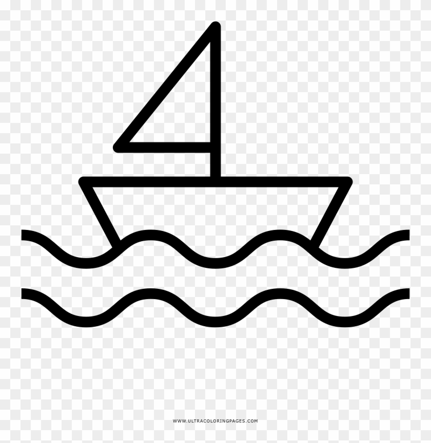 Dibujo De Barco De Vela Para Colorear - Dibujo De Barco De Vela Para Colorear #1769689