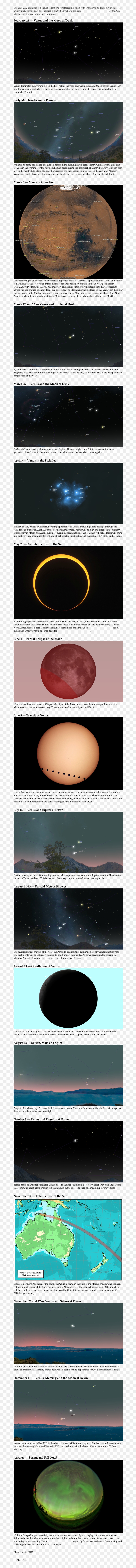 The Year 2012 Promises To Be An Excellent One For Stargazing, - The Year 2012 Promises To Be An Excellent One For Stargazing, #1770476