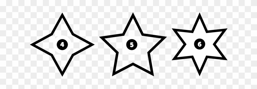 Reglaur Stars With 4, 5 And 6 Points - Reglaur Stars With 4, 5 And 6 Points #1770755