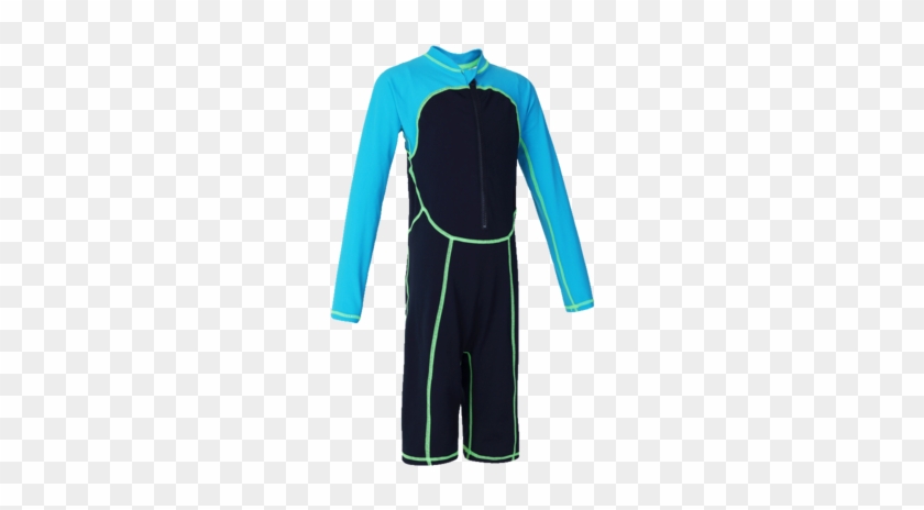 Decathlon Children's Long Sleeved One Piece Swimsuit - Decathlon Children's Long Sleeved One Piece Swimsuit #1770974