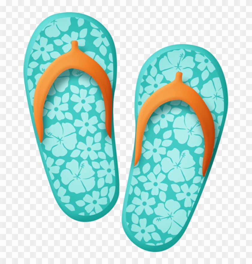 Flipflops3 - Transparent Pool Party Clipart #267948