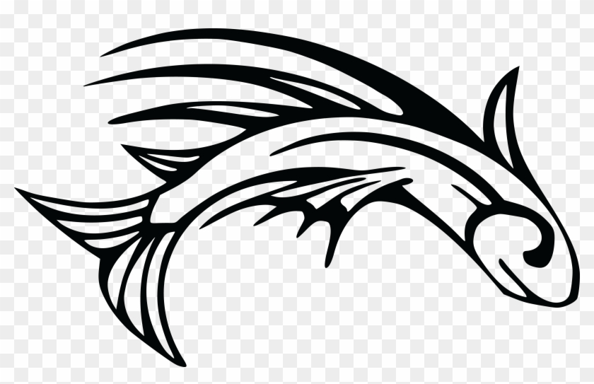 Free Clipart Of A Fish - Stylised Fish #267971