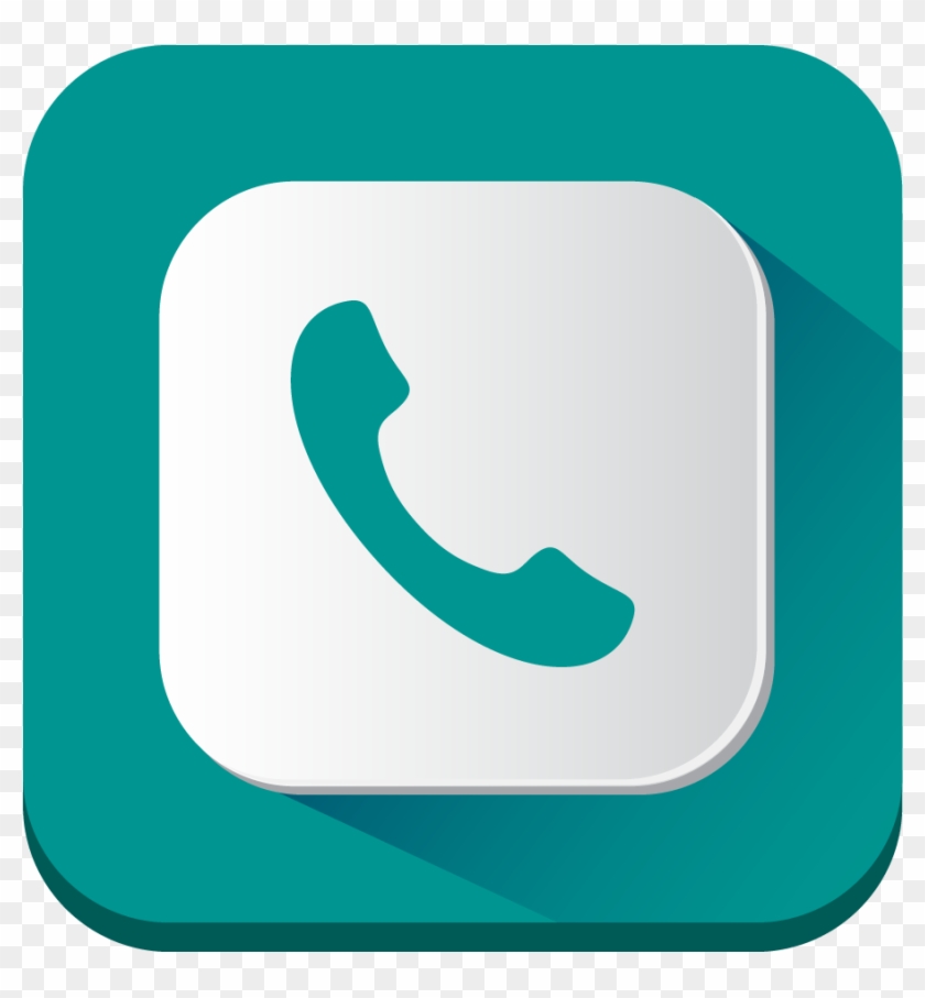 Light Blue Phone Png Clipart - Phone Icon For Android #268108