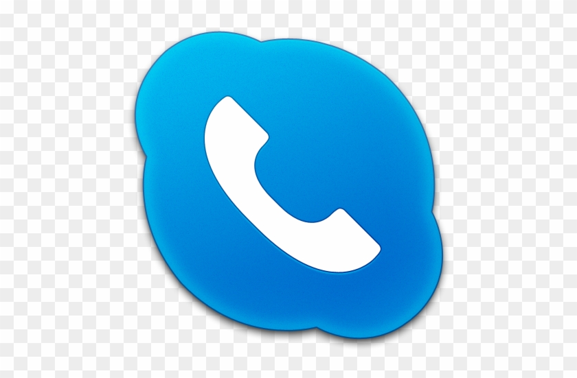 Blue Phone Icon Png - Skype For Business Call Icon #268116