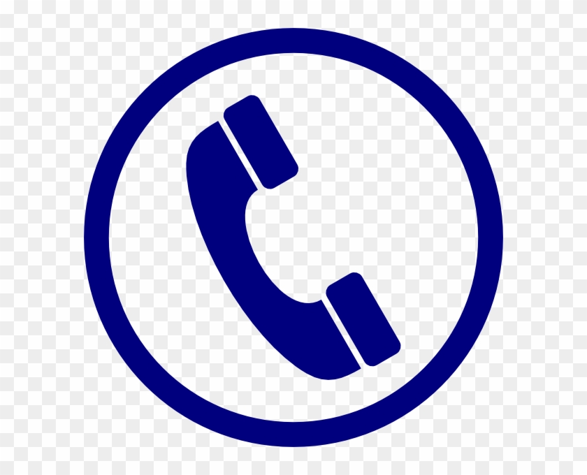 Blue Phone Clip Art At Clker - Phone Icon Dark Blue #268200