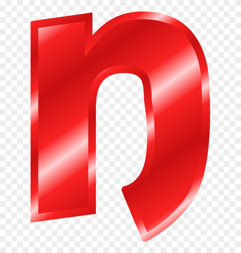 Letter N In Red #268276
