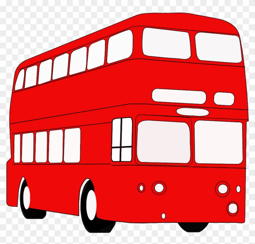 Clip Art Details - Double Decker Bus Pdf #268310