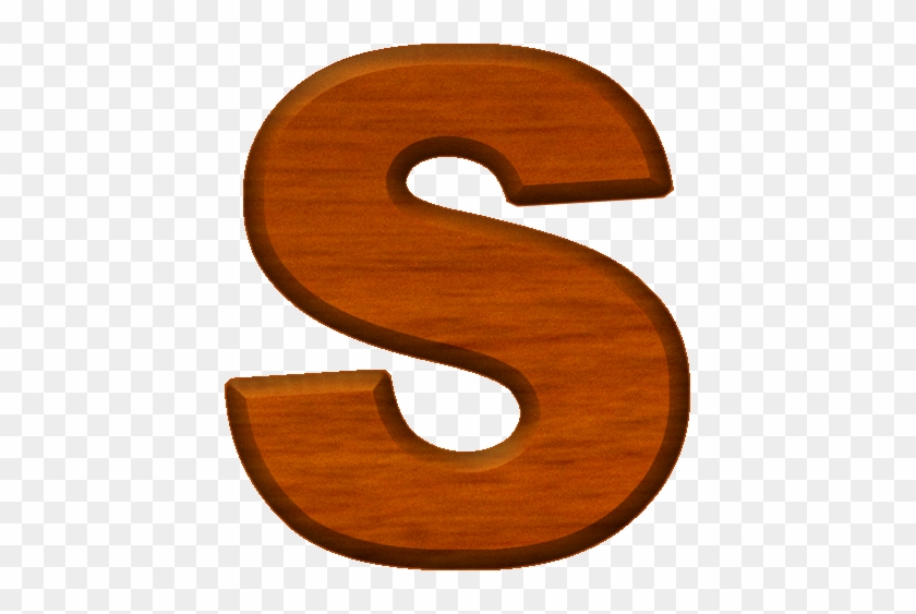 Presentation Alphabets Cherry Wood Letter S - Letter S Wood #268315