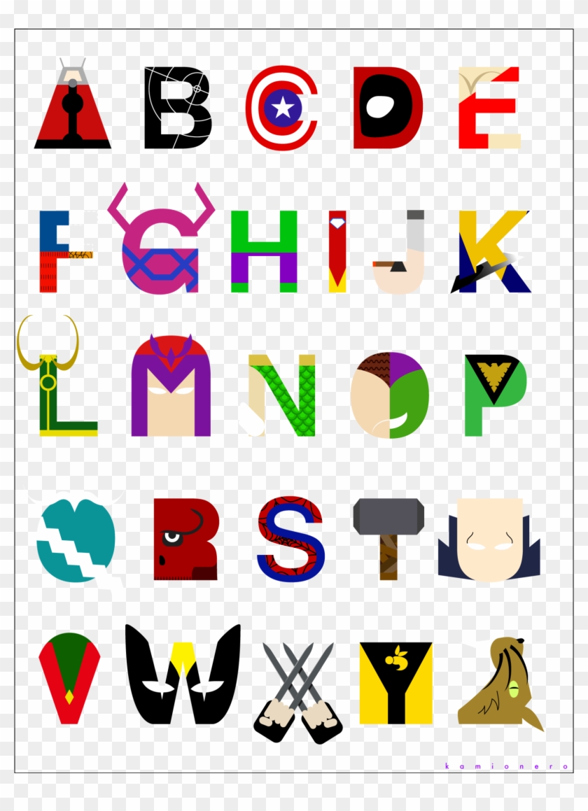 Marvel Alphabet By Kamionero Marvel Alphabet By Kamionero - Marvel Alphabet #268368