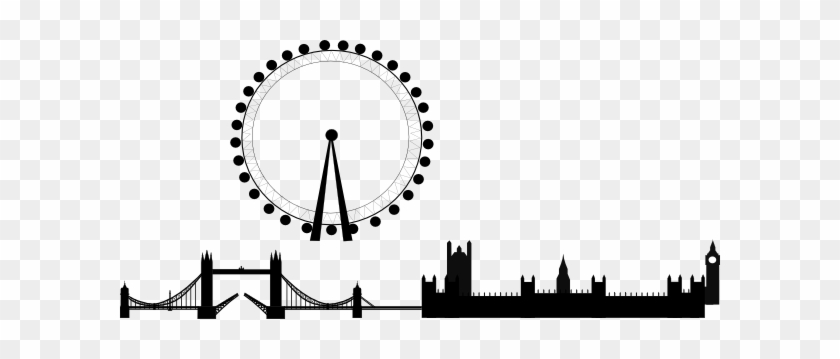 London Skyline Big Clip Art - Kingda Ka Vs Stealth #268393