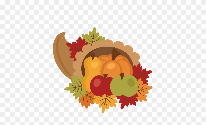 Thanksgiving Cornucopia Svg Scrapbook Cut File Cute - Cornucopia Clipart Png #268574