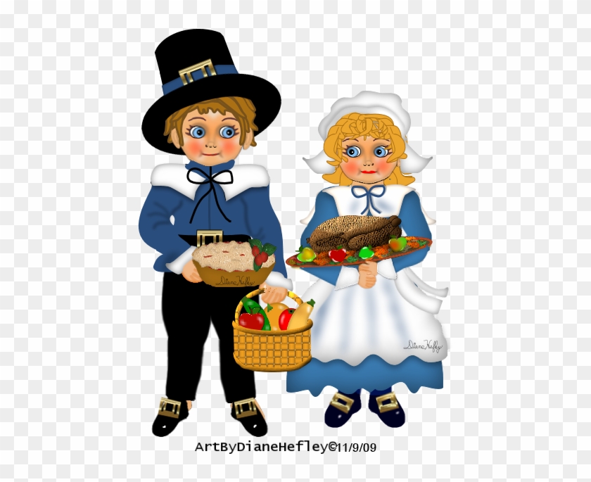 Thanksgiving Couple Clip Art - Clip Art #268636