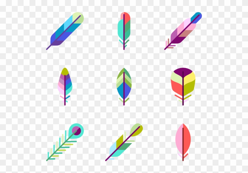 Feathers Set - Quill Icon #268685