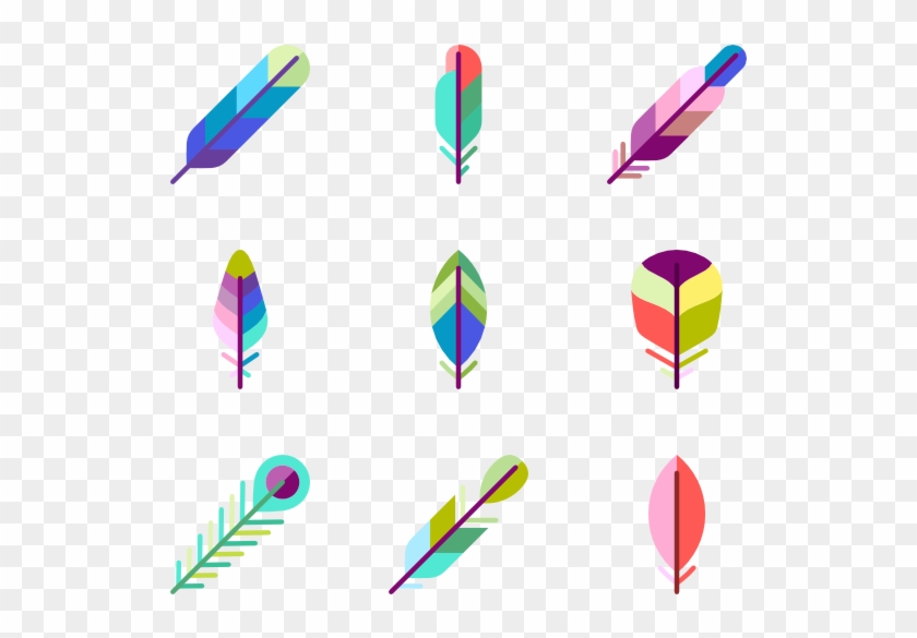 Feathers Set - Quill Icon #268685