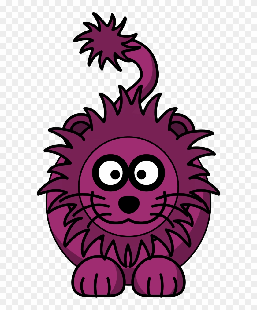 Cartoon Lion Head - Animal Coloring Book: An Amazing Animal Coloring Adventure #268707