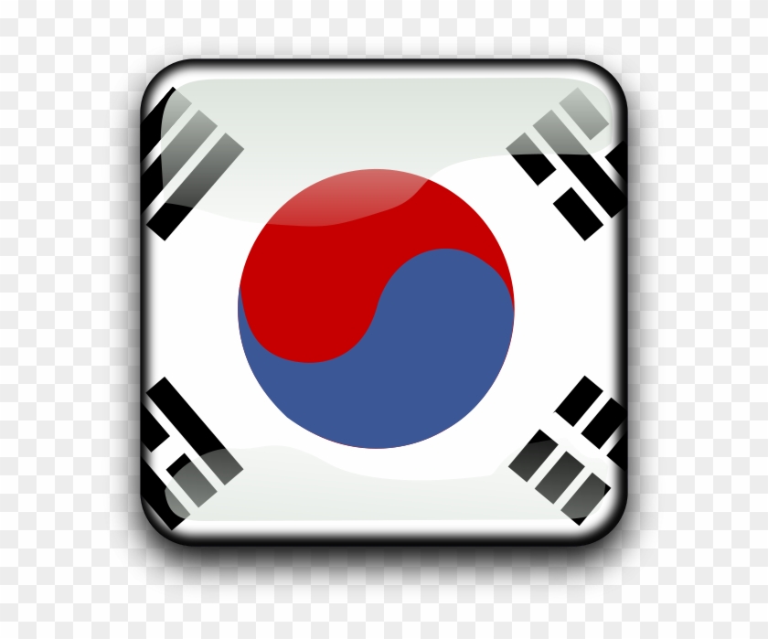 Flag Of South Korea Png Clip Arts - Korean Glossy Flag Trucker Hat, Adult Unisex, White #268781