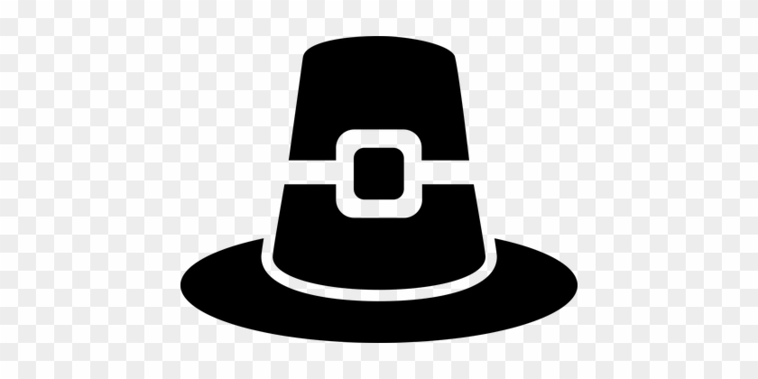 Hat Icon Pilgrim Hat Symbol Hat Hat Hat Ha - Pilgrim Silhouette #268860