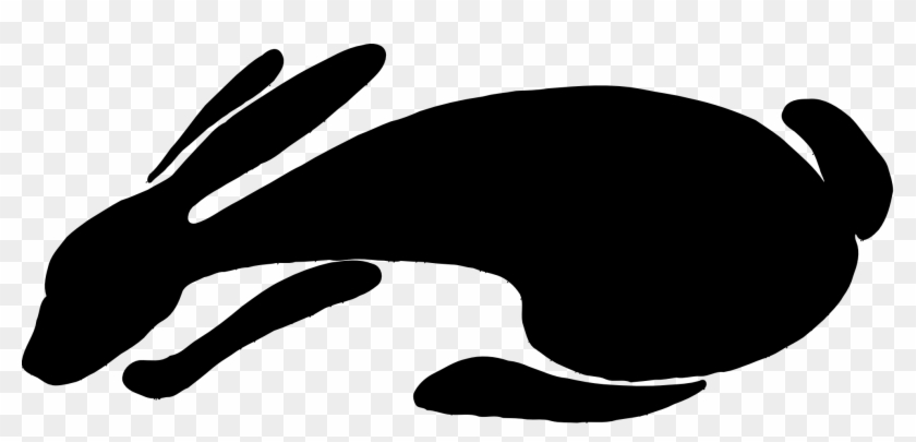 Free Vector Rabbit Silhouette Clip Art - Rabbit Clip Art #268955
