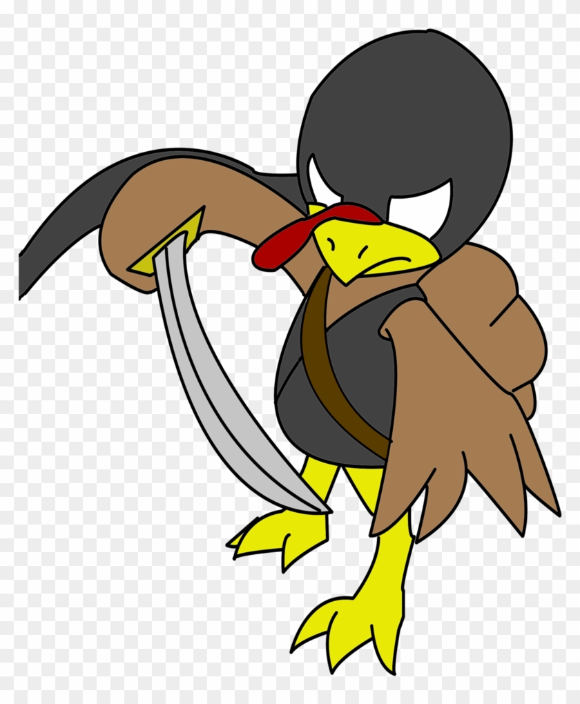 Battle Ready Ninja Turkey In Color By Bigrinth - Turkey Dressed As A Ninja #268992