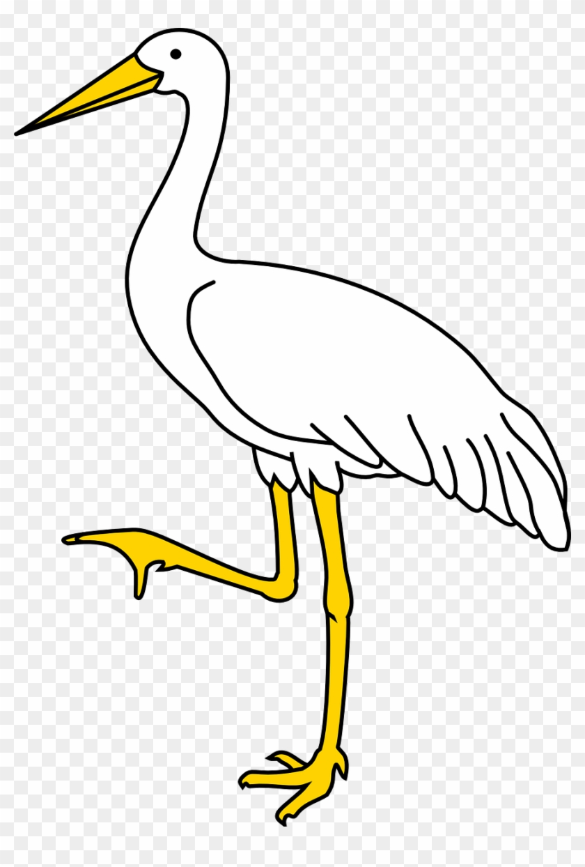 Crane Clip Art At Clker Com Vector Online Royalty Free - Whooping Crane Clip Art #269029