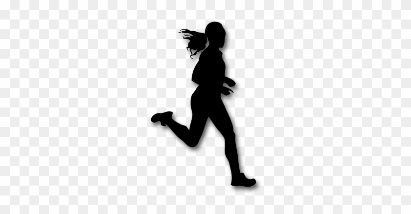 Girl Running Shadow Png #269059