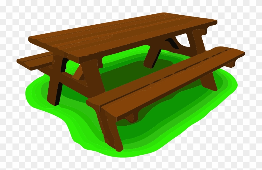 Picnic Area On Site - Picnic Table Top Clip Art #269061