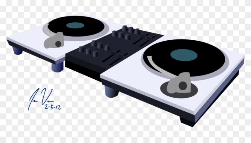 Turntables Png Cliparts - Dj Turntables Cartoon - Free Transparent PNG  Clipart Images Download