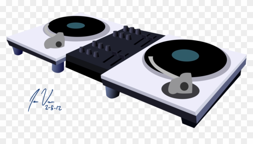 Turntables Png Cliparts - Dj Turntables Cartoon #269159